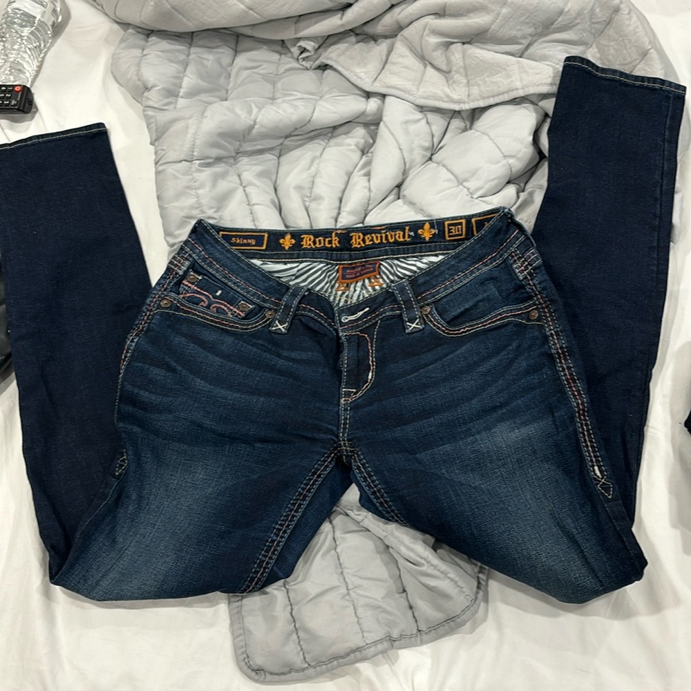 Gently used Rock revival jeans size 30